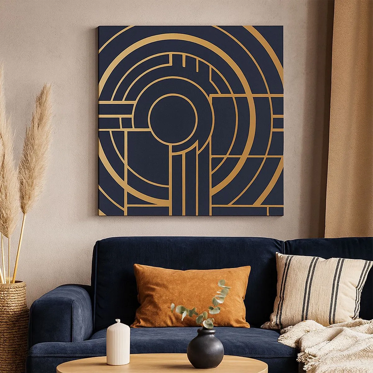 Lærredstryk - Billede på lærred - At vende tingene på hovedet - 30x30 cm