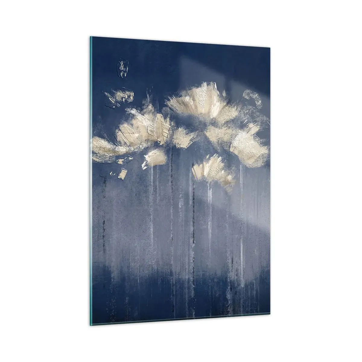 Billede på glas - Som kronblade i vinden - 50x70 cm