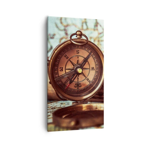 Lærredstryk - Billede på lærred - Der venter dig et pirateventyr i Caribien - 55x100 cm