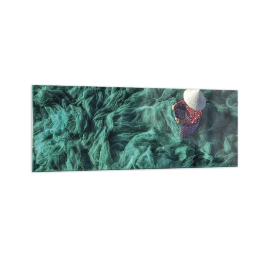 Billede på glas - I et hav af lys - 140x50 cm