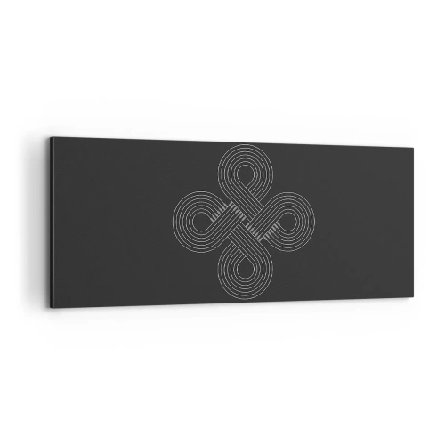 Lærredstryk - Billede på lærred - I den keltiske ånd - 100x40 cm