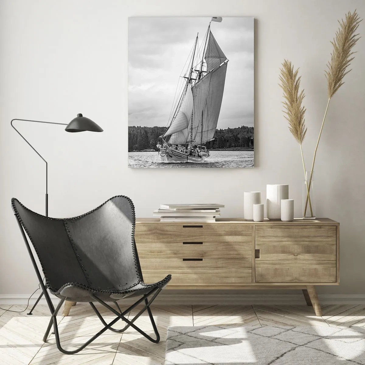 Billede på glas - Brødre af vinden - 50x70 cm