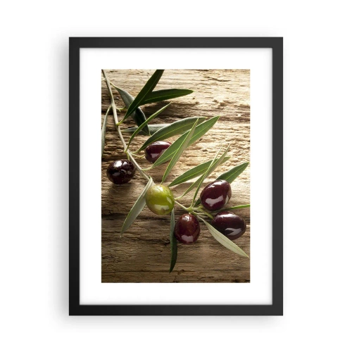 Plakat i sort ramme - Lige fra naturen - 30x40 cm