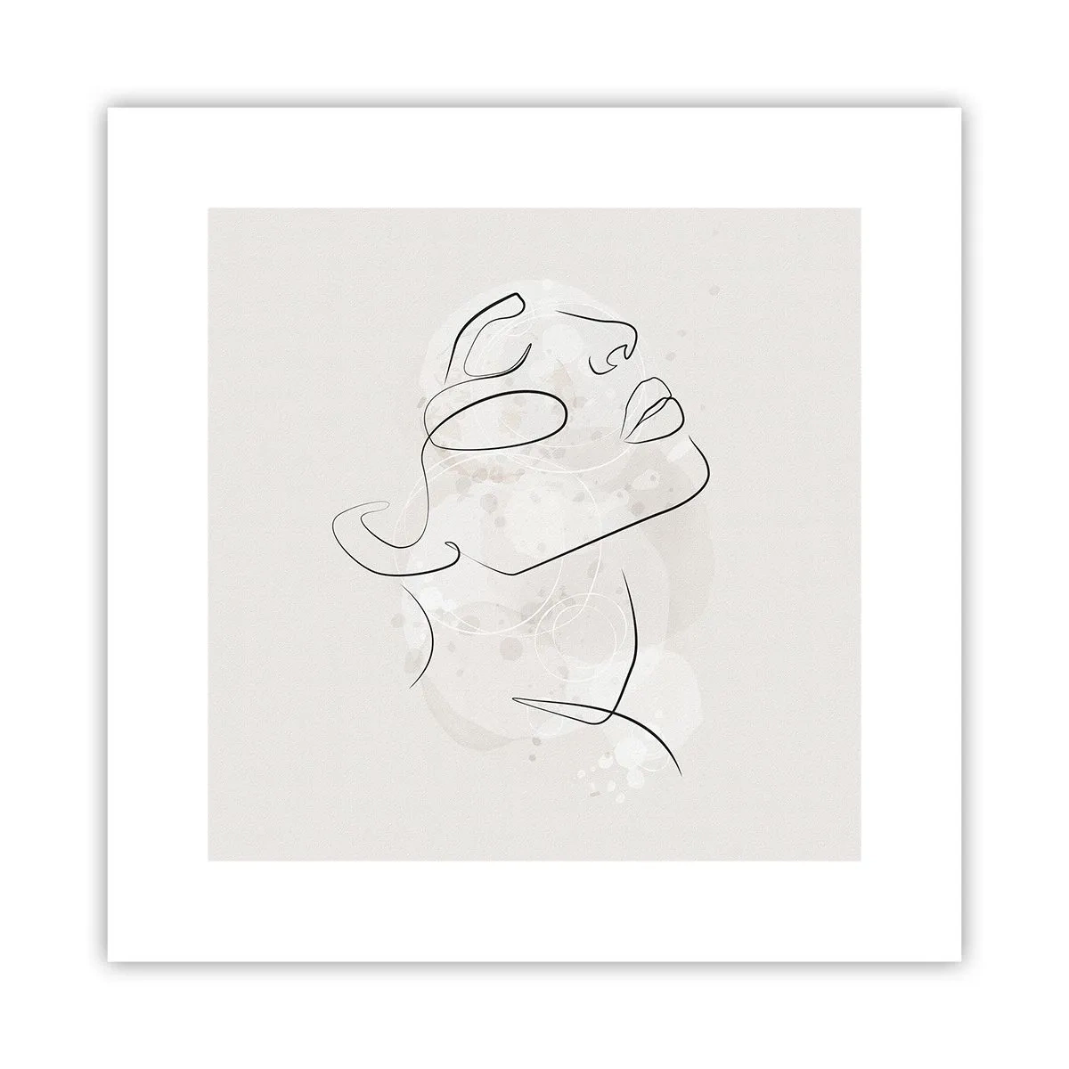 Plakat - Skitse af drømmen - 30x30 cm