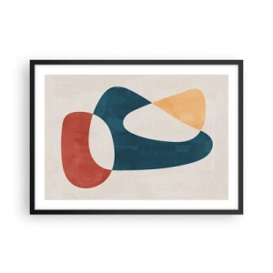 Plakat i sort ramme - Påvirkninger og metamorfoser - 70x50 cm