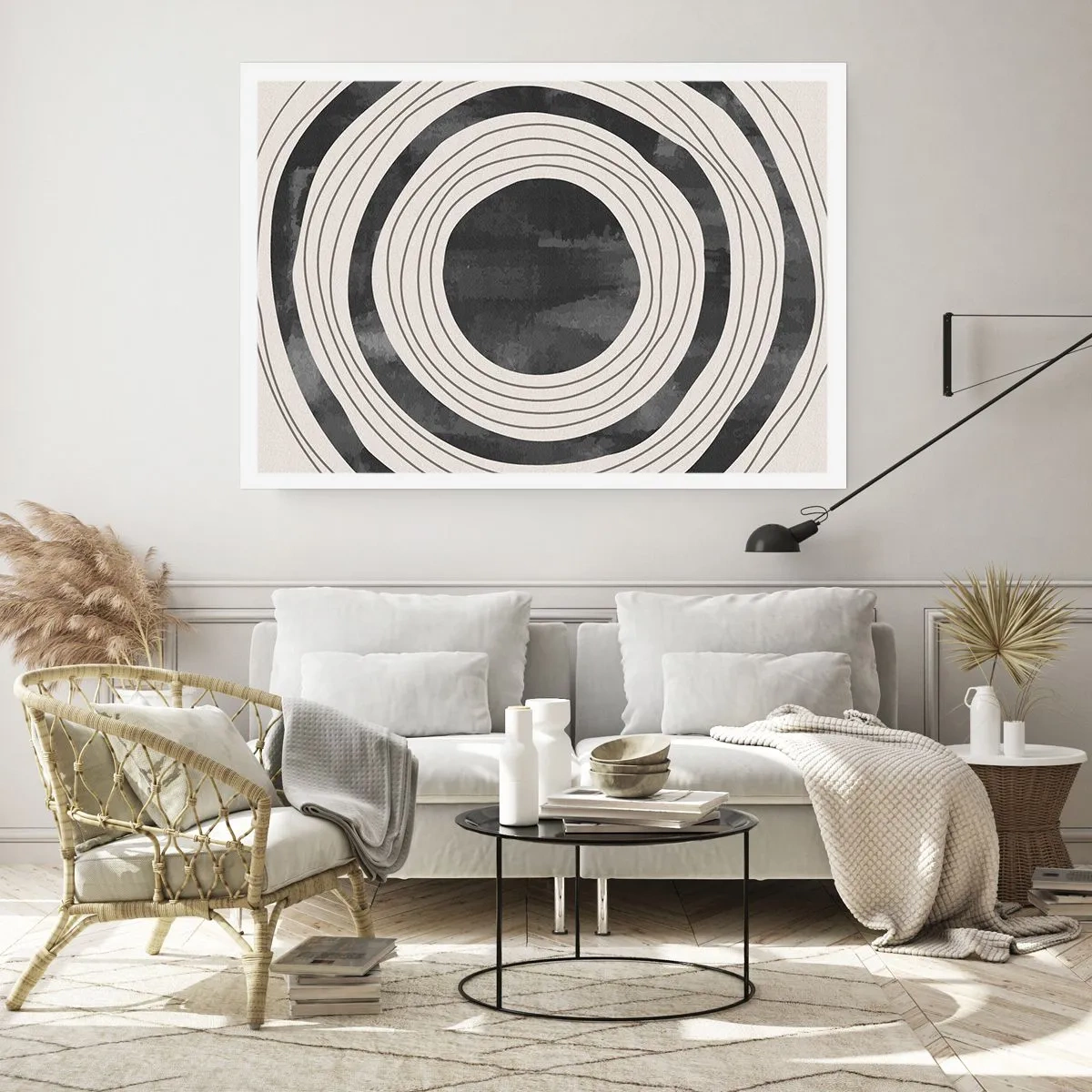 Plakat - Lige til det punkt - 100x70 cm