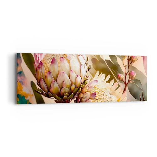 Lærredstryk - Billede på lærred - Ømt omfavnet - 90x30 cm