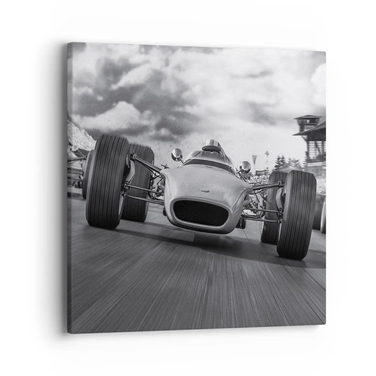 Lærredstryk - Billede på lærred - Der er kraft! - 40x40 cm