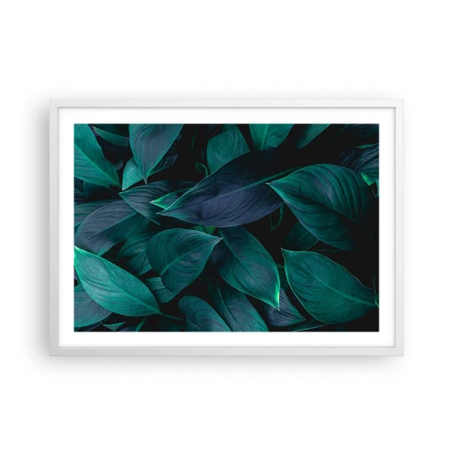 Plakat i hvid ramme - Grønt i sig selv - 70x50 cm