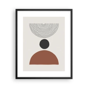 Plakat i sort ramme - I rampelyset - 40x50 cm