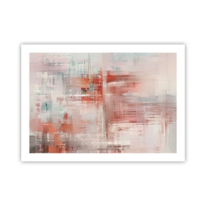 Plakat - Diset. Hvor er dog det lyserødt - 70x50 cm