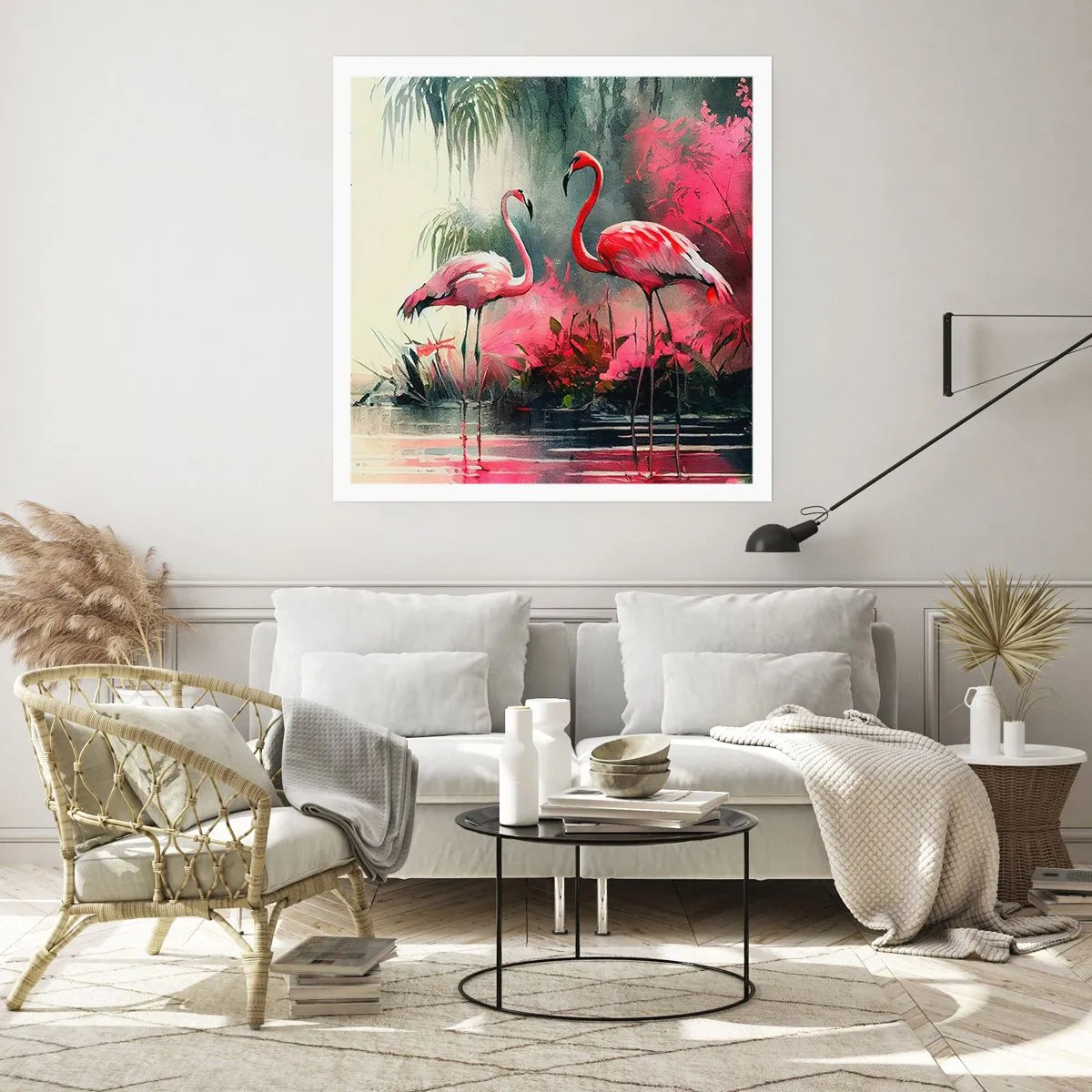 Plakat - En lektion i naturlig charme - 60x60 cm