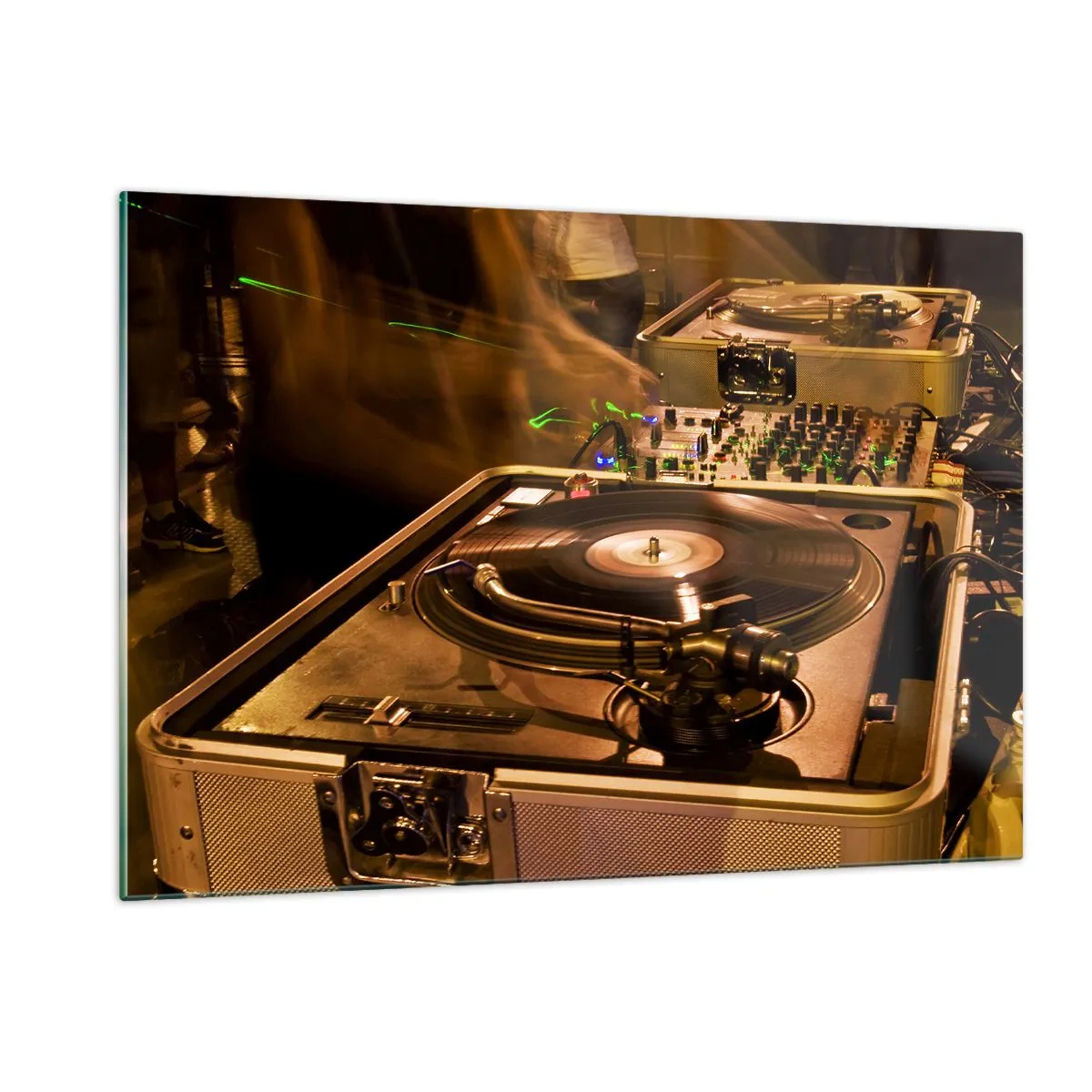 Billede på glas - Kan du mærke kraften? - 120x80 cm