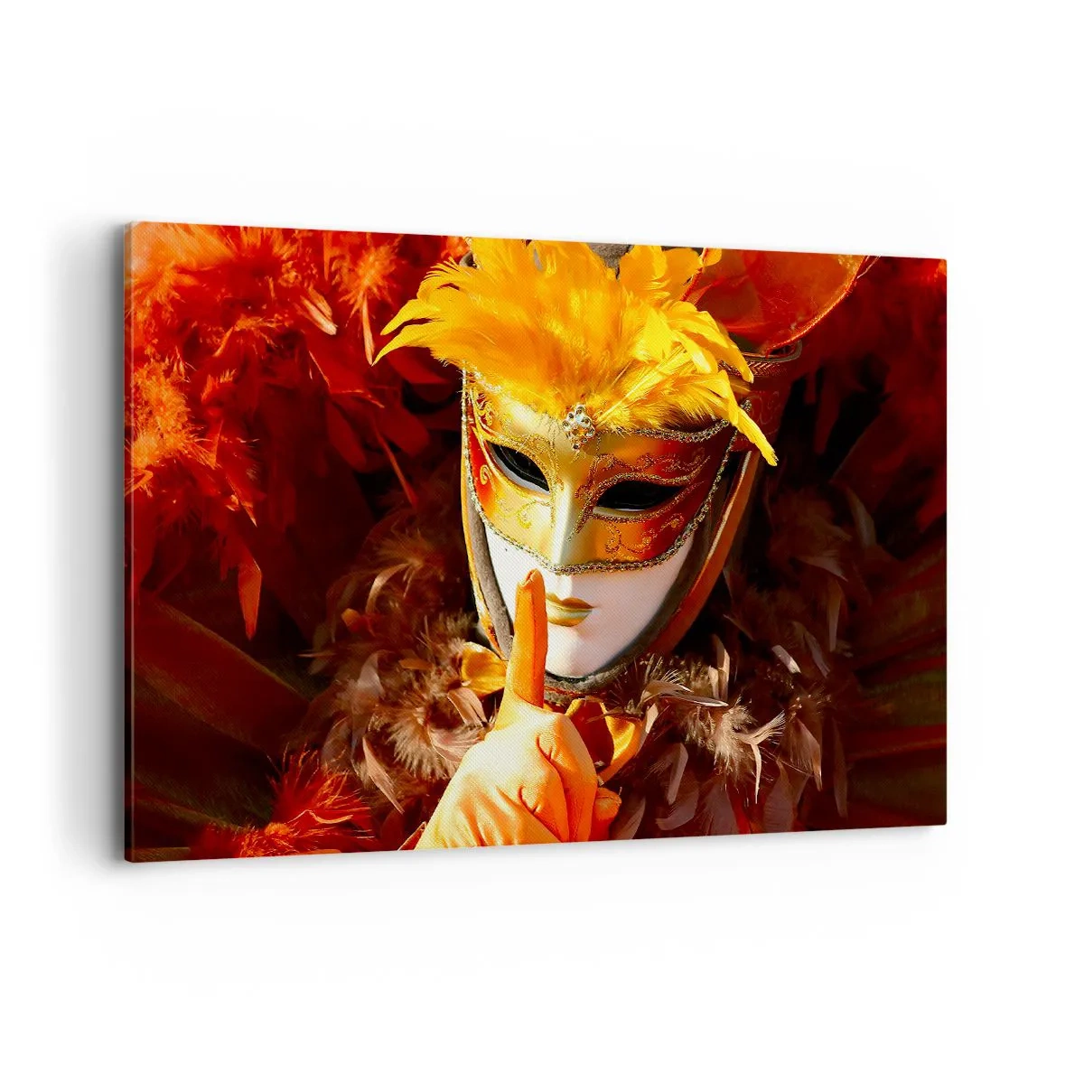 Lærredstryk - Billede på lærred - Mystik er en del af spillet - 120x80 cm