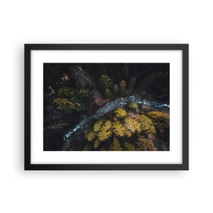 Plakat i sort ramme - Hurtigt, stadig hurtigere - 40x30 cm