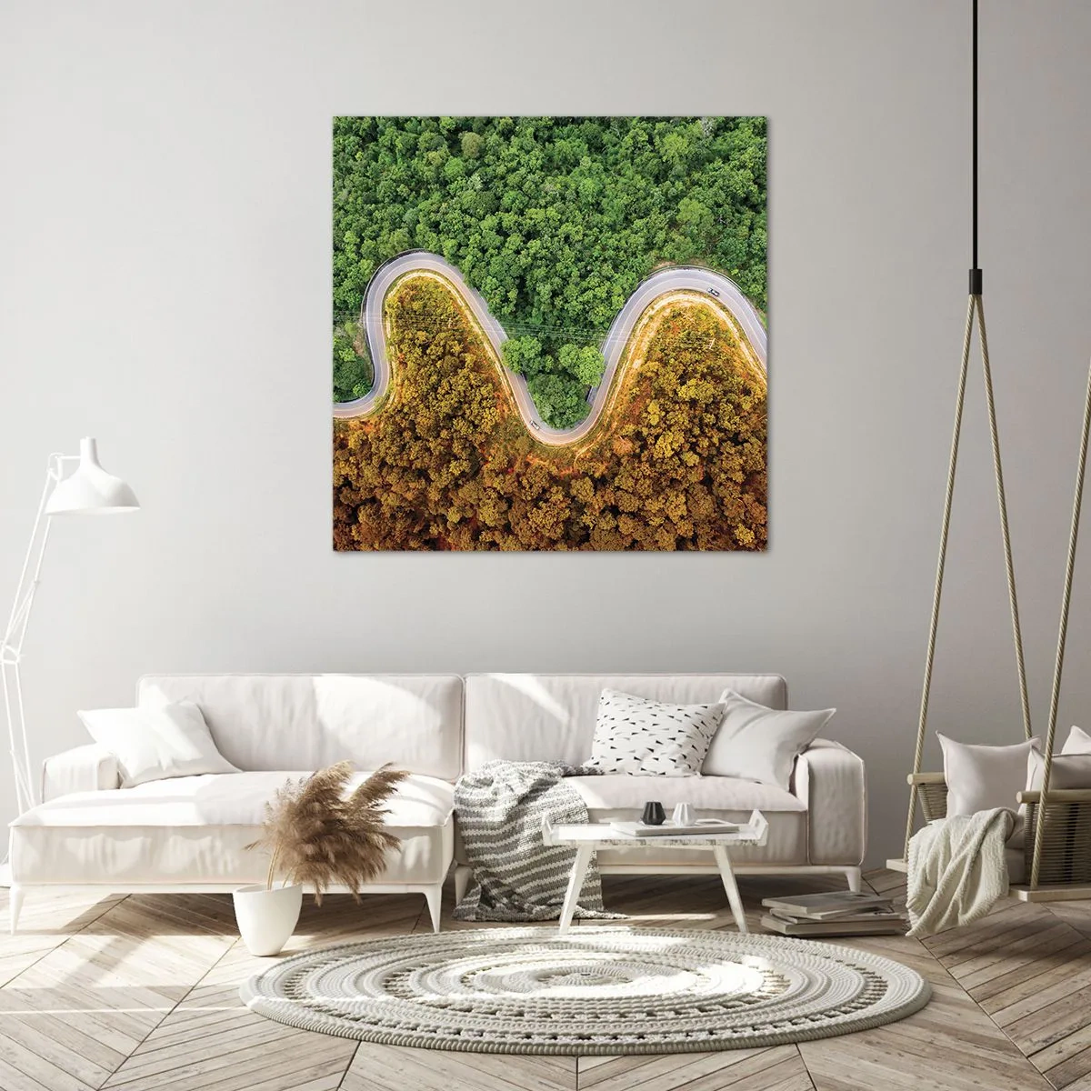 Lærredstryk - Billede på lærred - Grænser og gennembrud - 40x40 cm