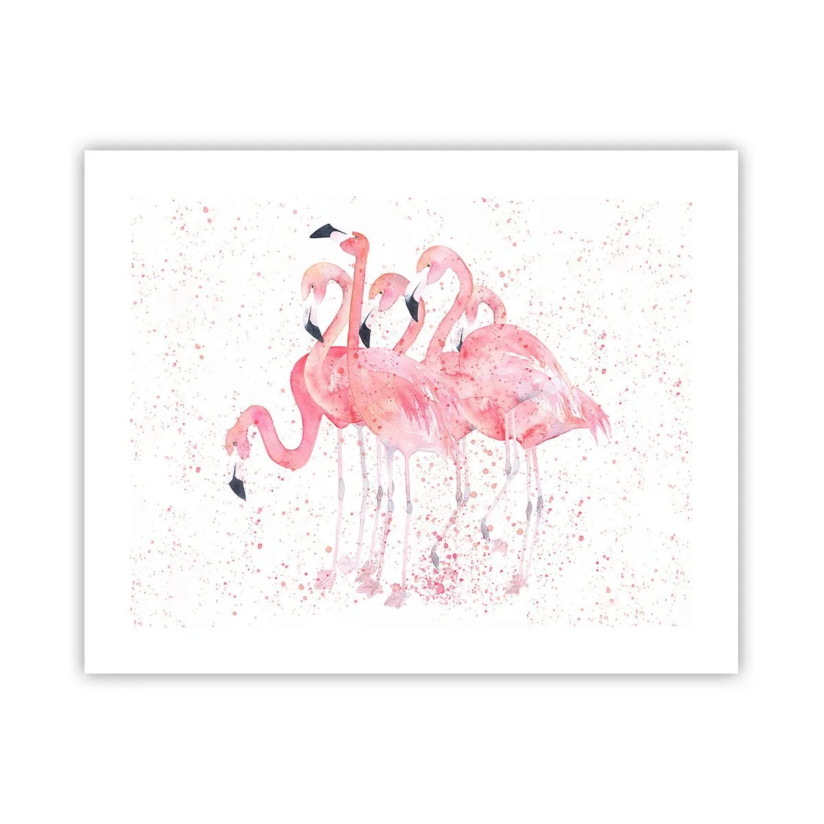 Plakat - Lyserød ansambl - 50x40 cm