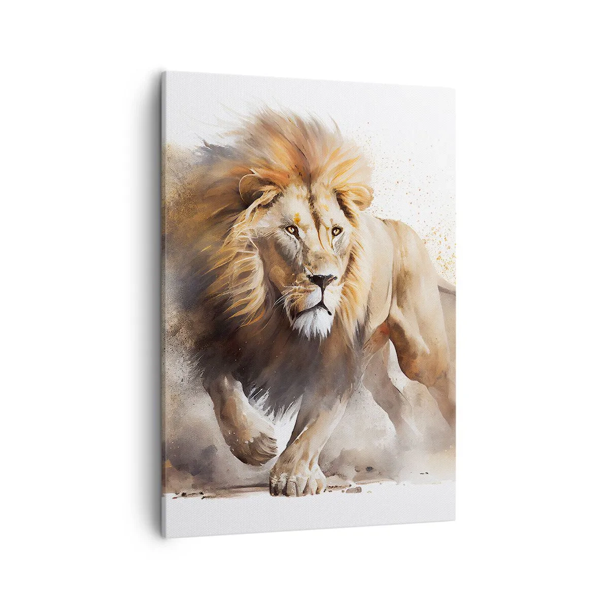 Lærredstryk - Billede på lærred - Kongen er taget af sted - 50x70 cm