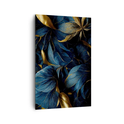 Lærredstryk - Billede på lærred - Foret med guld - 80x120 cm