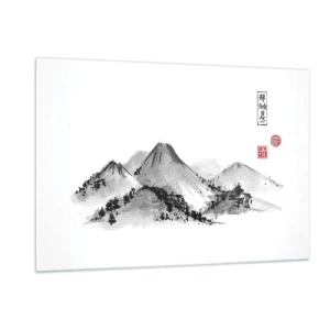 Billede på glas - Langt væk - 120x80 cm