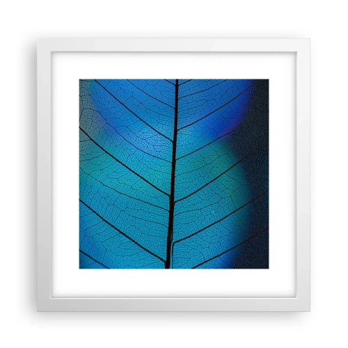 Plakat i hvid ramme - Indviklet konstruktion - 30x30 cm