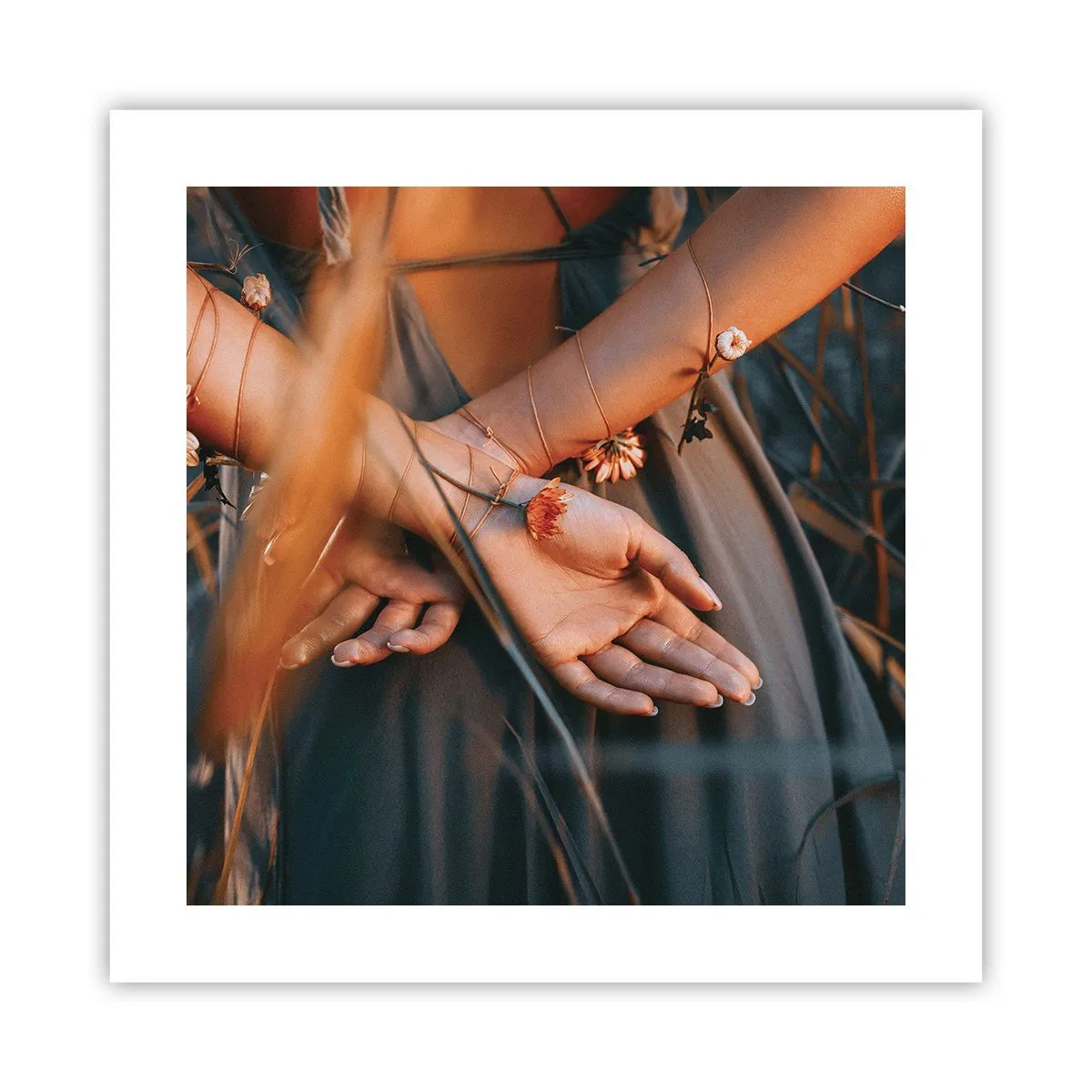 Plakat - Forbundet med naturen - 40x40 cm