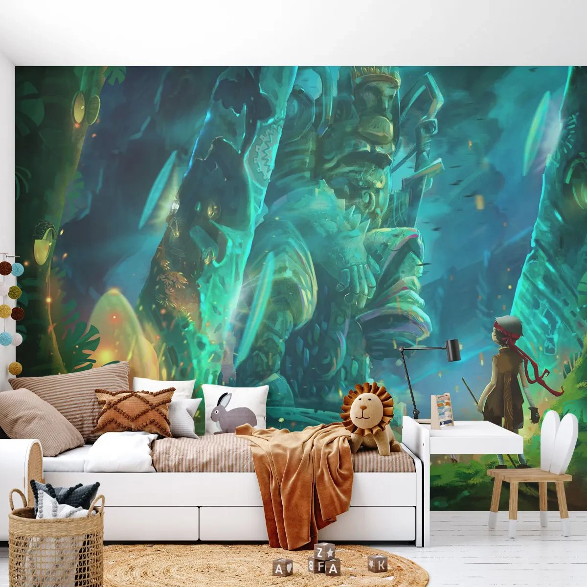 Fototapet Premium Sand - Fra den store eventyrbog - Fantasi, Eventyr for børn, Eventyr - 100x70 cm