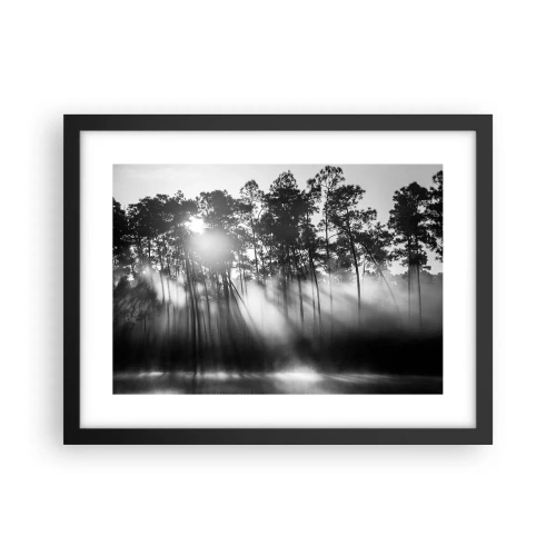Plakat i sort ramme - Ustoppelig sol - 40x30 cm