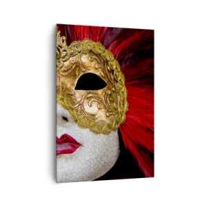 Lærredstryk - Billede på lærred - Løftet om et karnevalseventyr - 70x100 cm