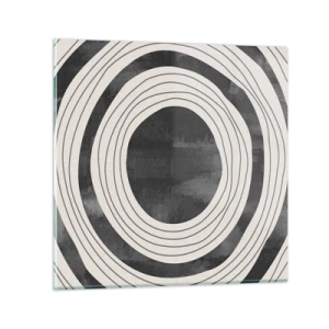 Billede på glas - Lige til det punkt - 70x70 cm