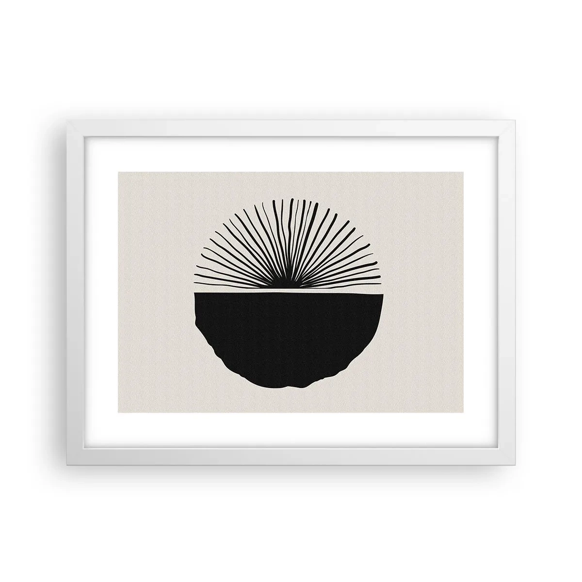 Plakat i hvid ramme - En vifte af muligheder - 40x30 cm