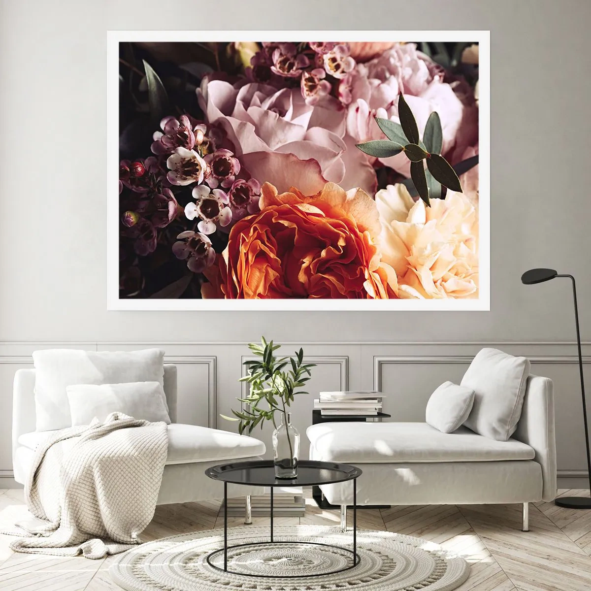 Plakat - Indhyllet i skønhed - 50x40 cm