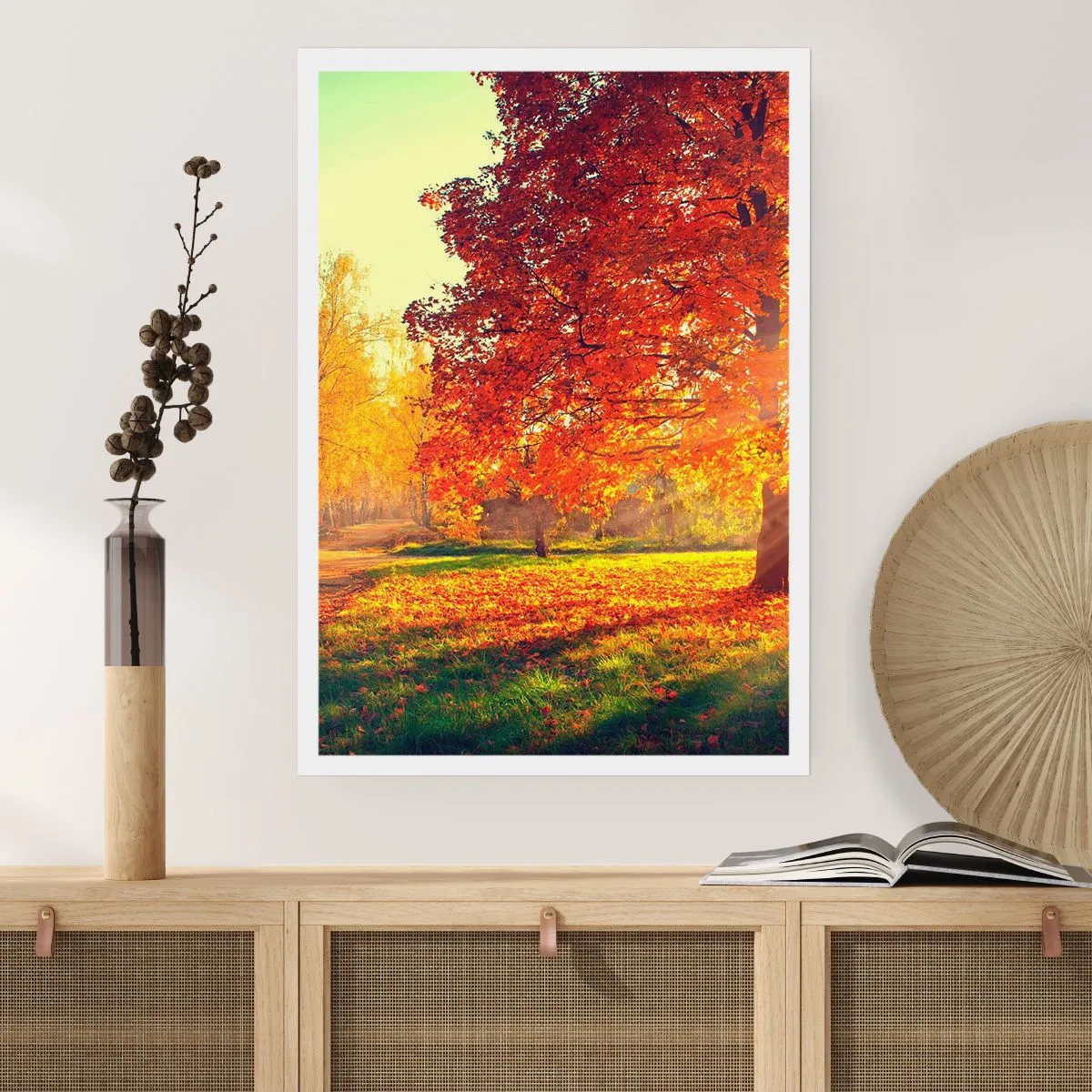 Plakat - Rød er smuk - 70x100 cm