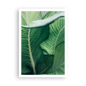 Plakat - Livet er intenst grønt - 70x100 cm