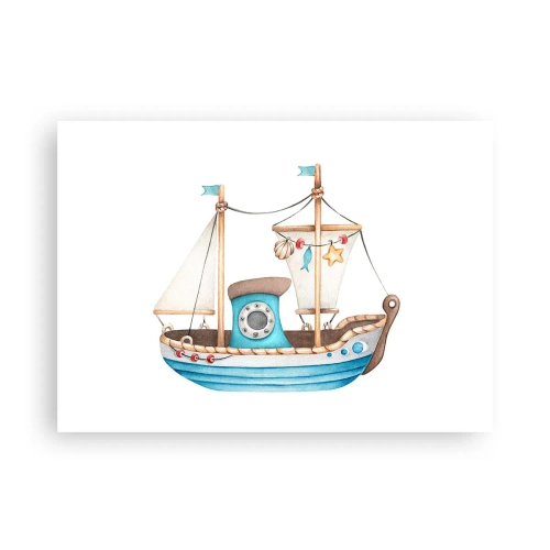 Plakat - Ohøj, eventyr! - 70x50 cm