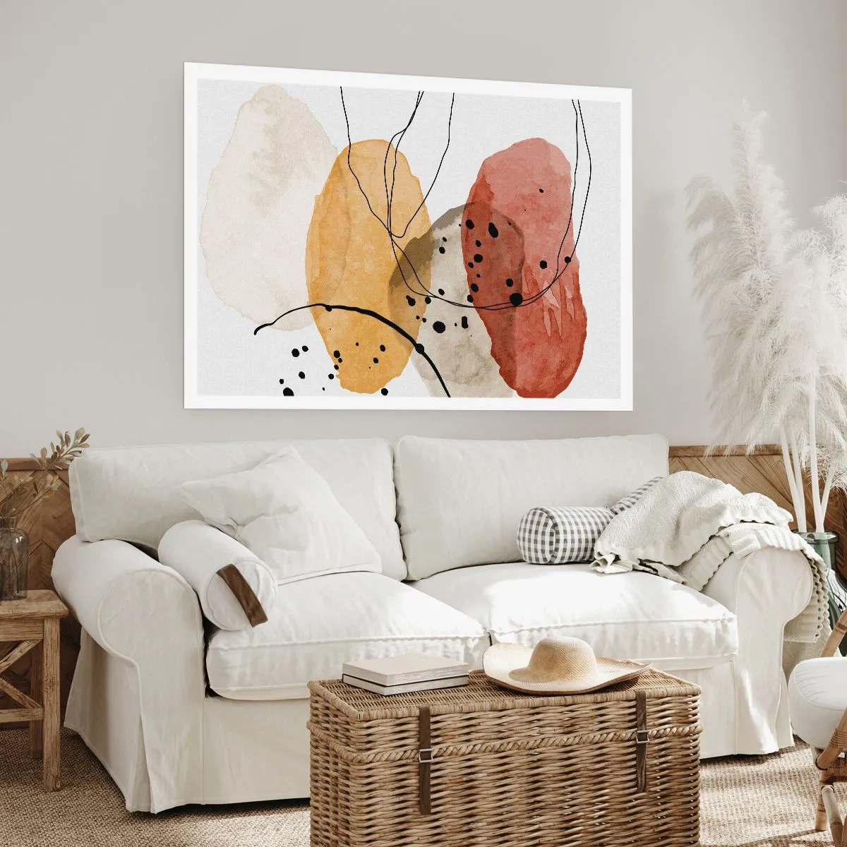 Plakat - Som lys, klar luft - 70x50 cm