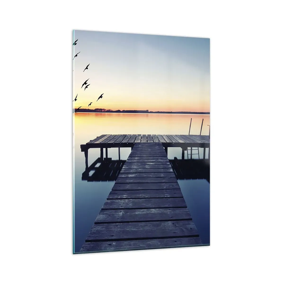 Billede på glas - Det var en god dag - 80x120 cm