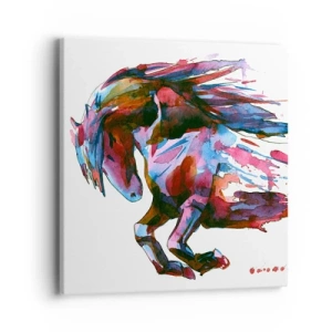 Lærredstryk - Billede på lærred - I henrykkelse - 40x40 cm