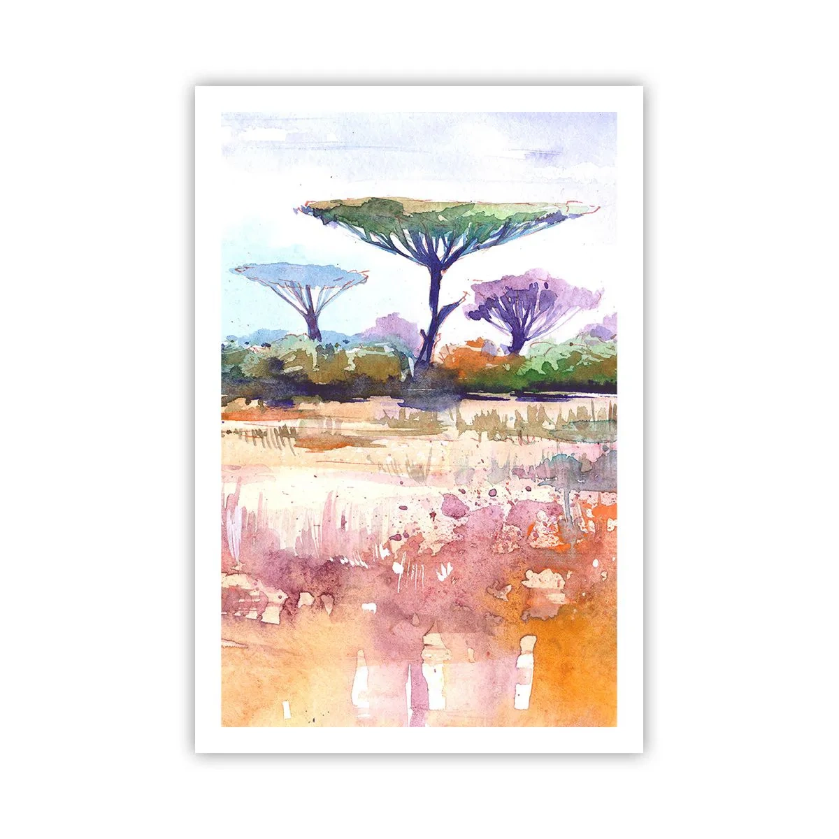 Plakat - Savannens farver - 61x91 cm
