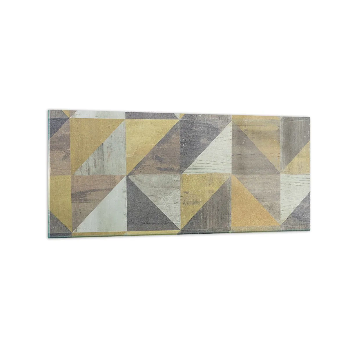 Billede på glas - Ved trekantens vinkel - 120x50 cm