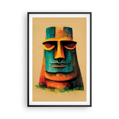 Plakat i sort ramme - Statuarisk, men alligevel sympatisk - 61x91 cm