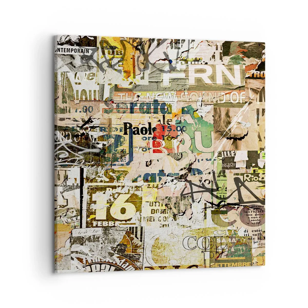 Lærredstryk - Billede på lærred - Åh, det er ved at ske... - 50x50 cm