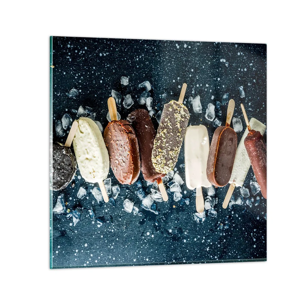 Billede på glas - En smag af varm sommer - 40x40 cm