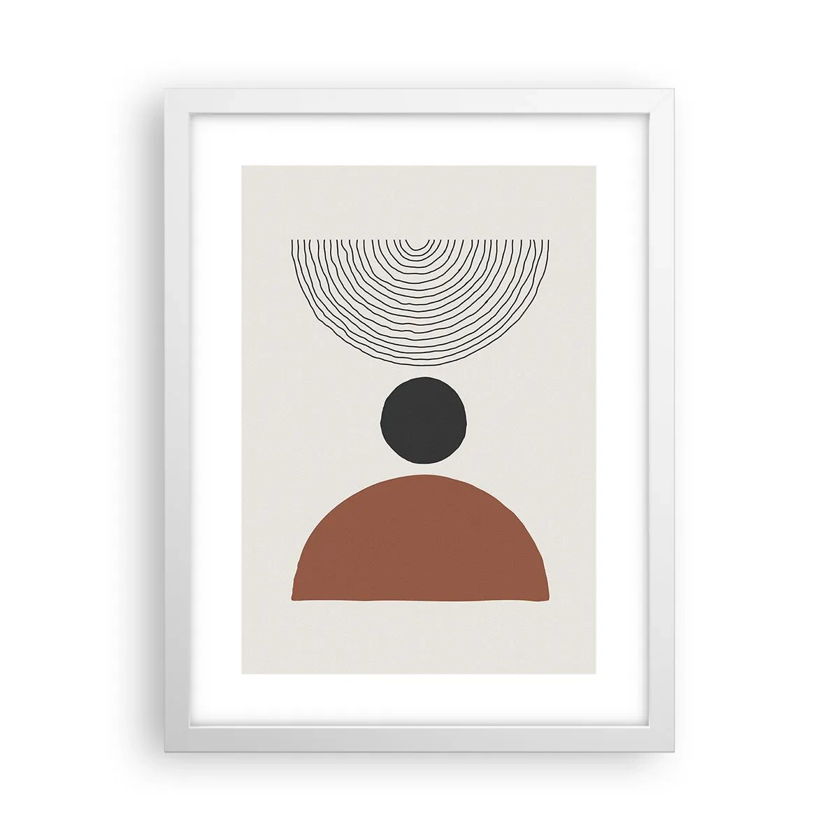 Plakat i hvid ramme - I rampelyset - 30x40 cm