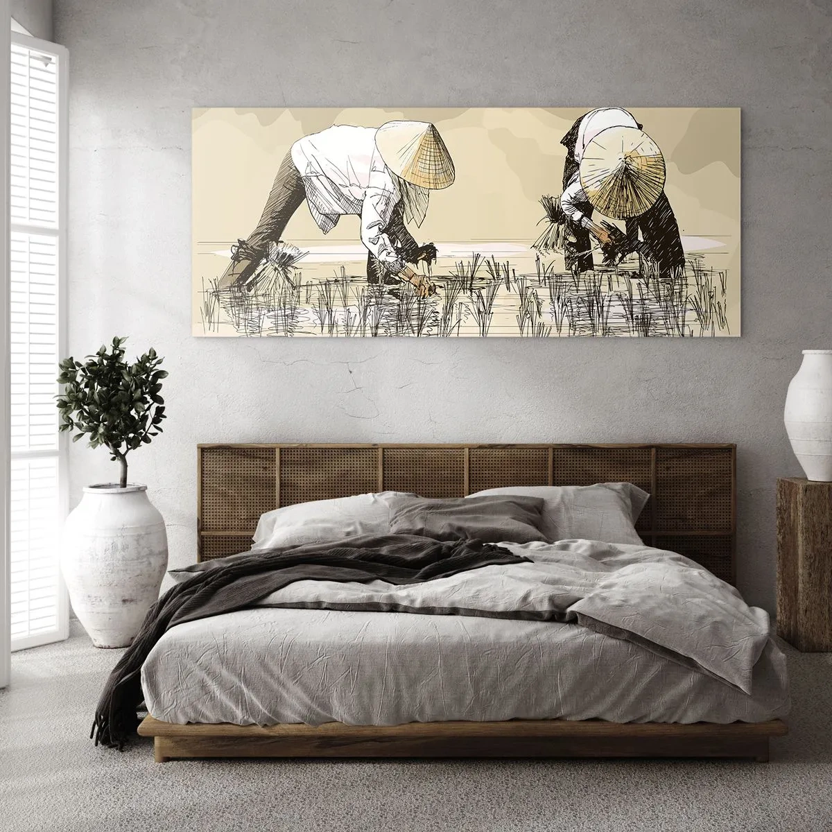 Billede på glas - God høst - 100x40 cm