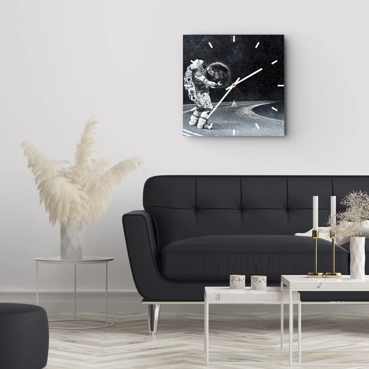 Vægur, Uret - På Mælkevejen - 40x40 cm