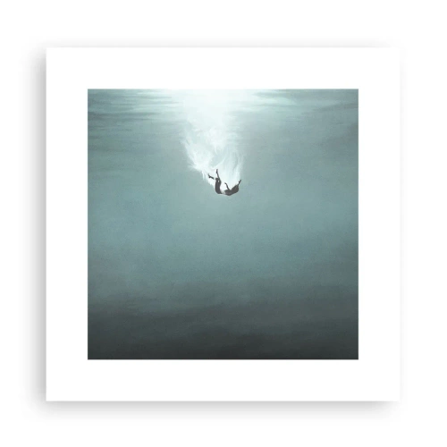 Plakat - I havets favntag - 30x30 cm