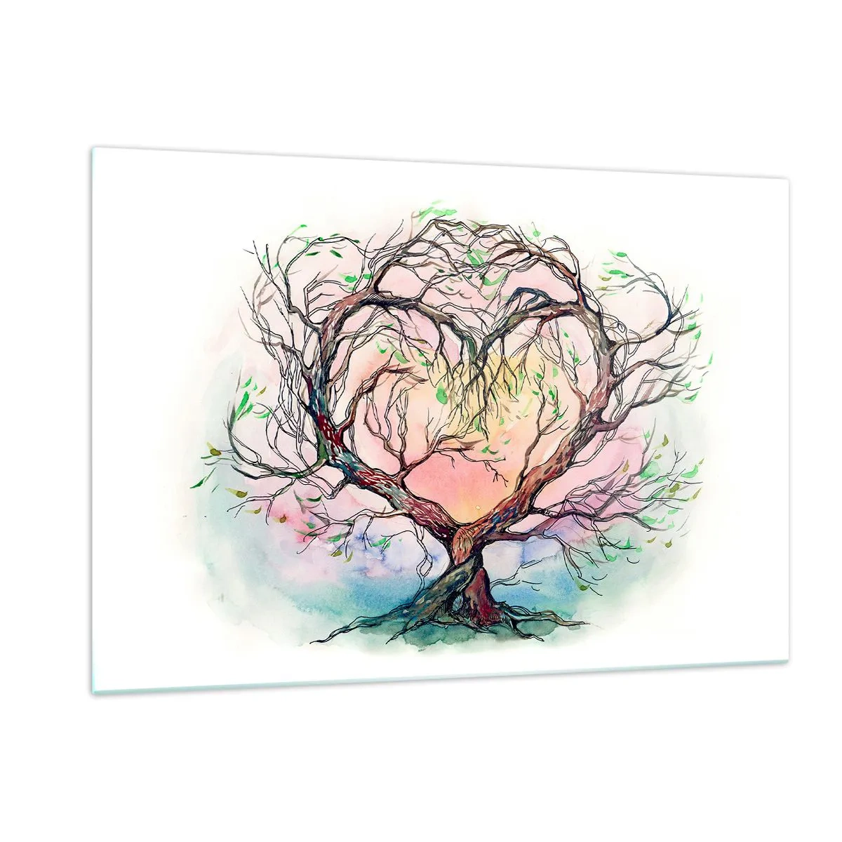 Billede på glas - Sammen mod stormene - 120x80 cm