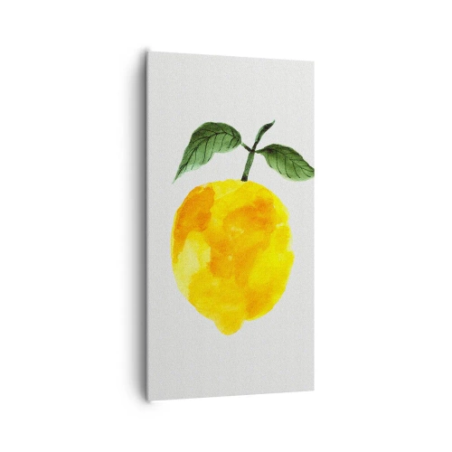 Lærredstryk - Billede på lærred - Hvordan man kender smagen af solen - 65x120 cm