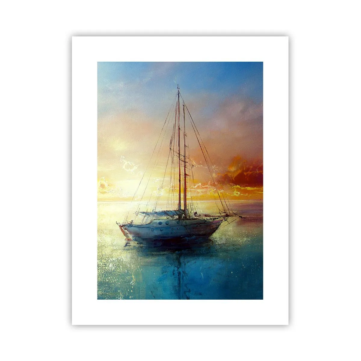Plakat - I en gylden bugt - 30x40 cm